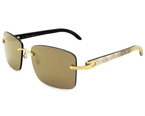 cheap cartier buffalo sunglasses|cartier glasses 140 genuine horn.